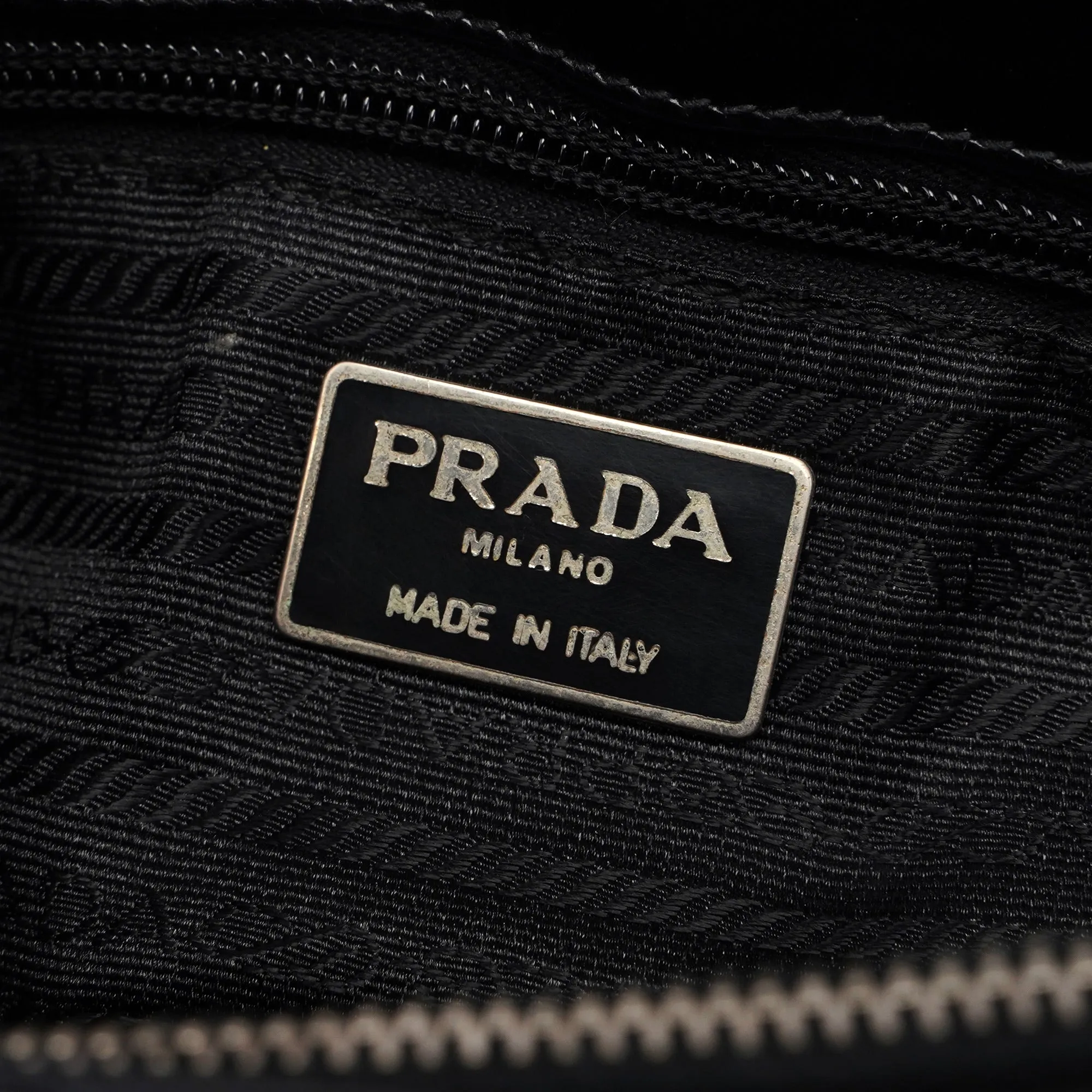 1995 Black Spazzolato Tote Bag