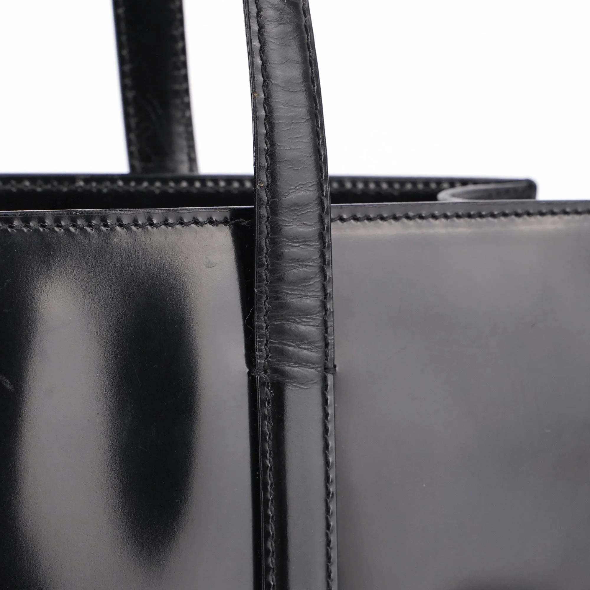 1995 Black Spazzolato Tote
