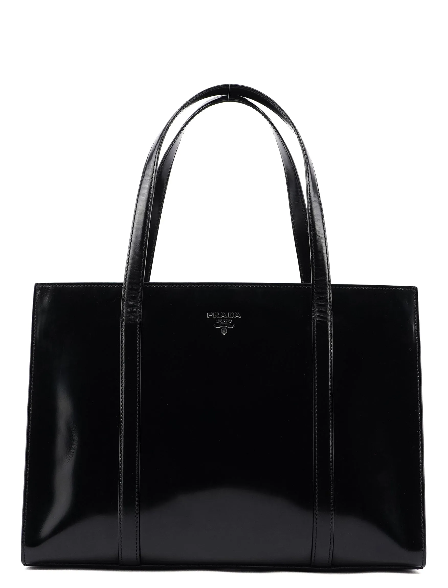 1995 Black Spazzolato Tote