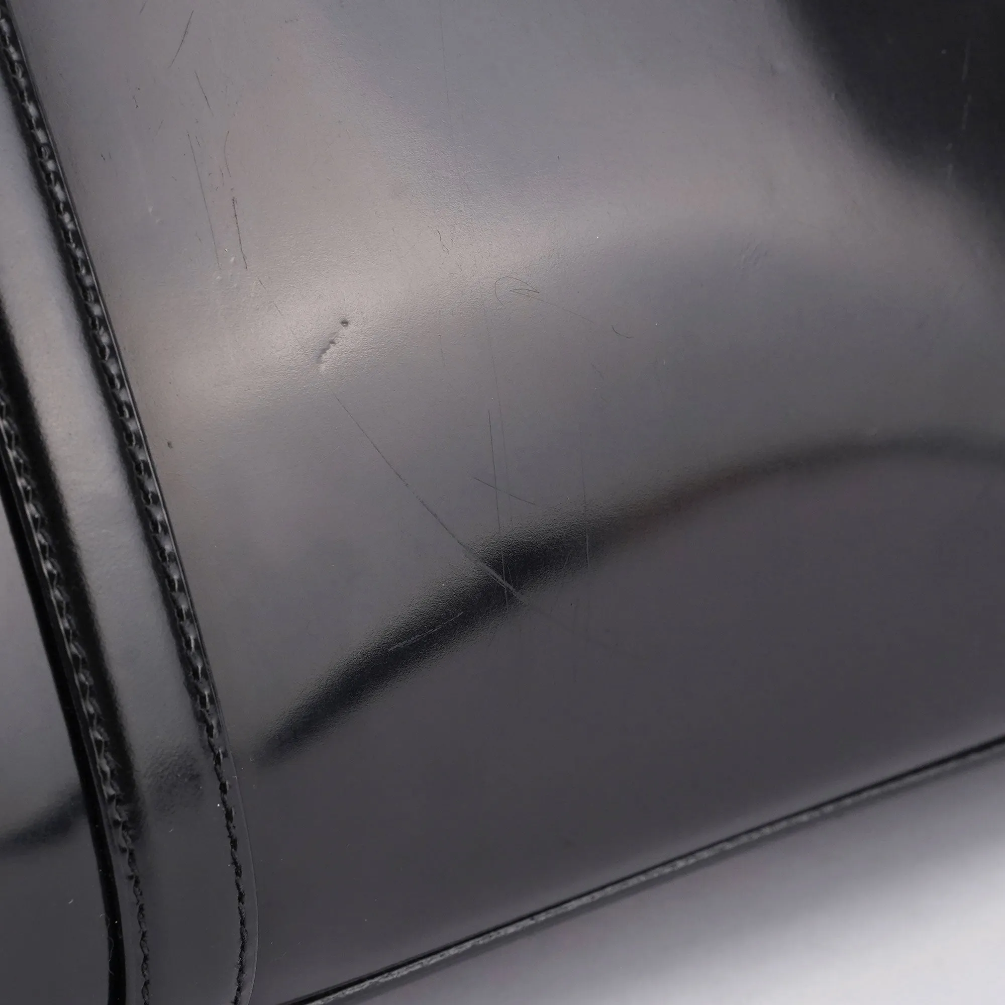 1995 Black Spazzolato Tote