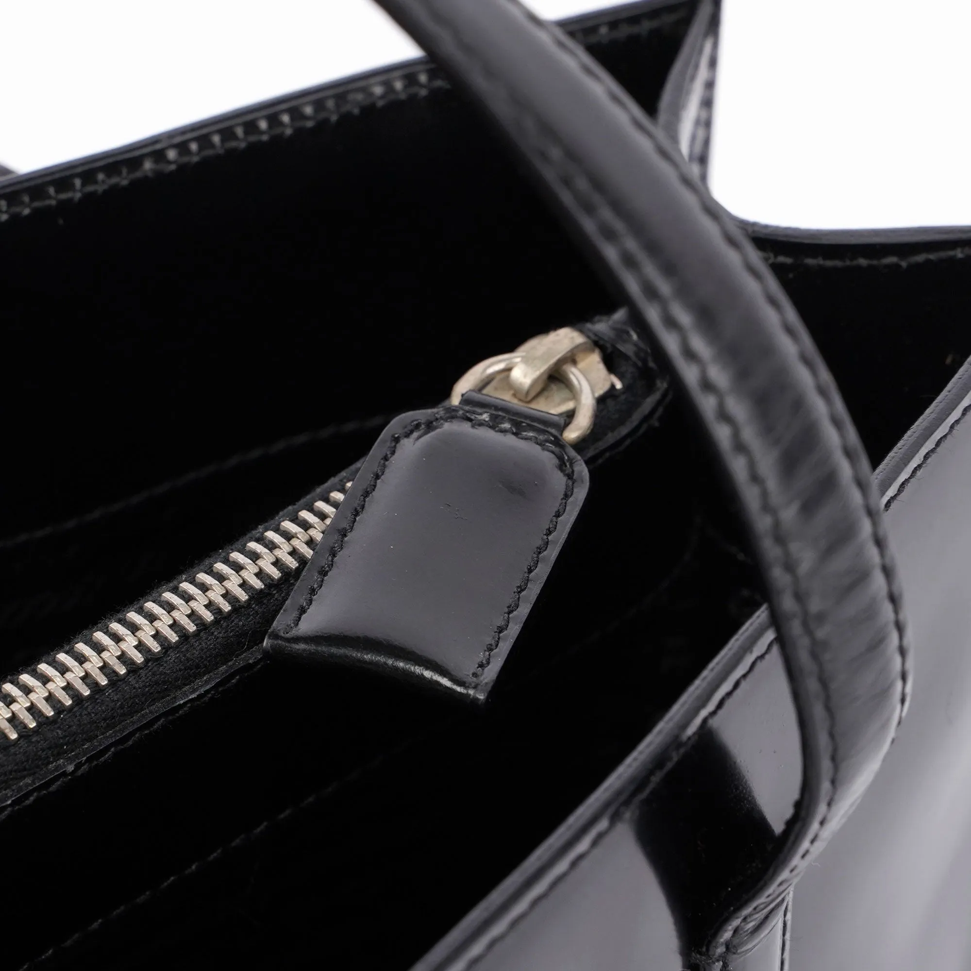 1995 Black Spazzolato Tote