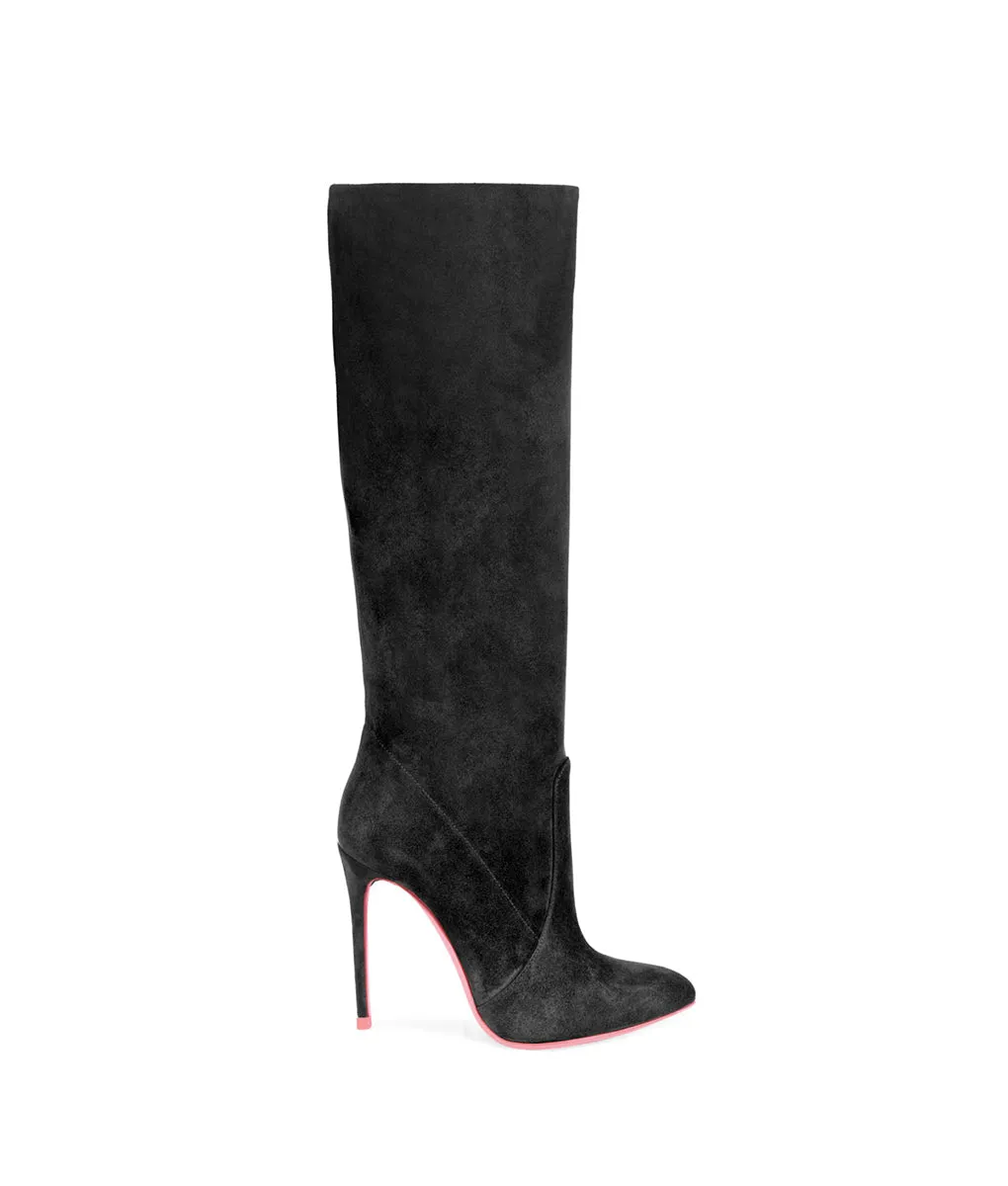 Adhil 115  Black Suede