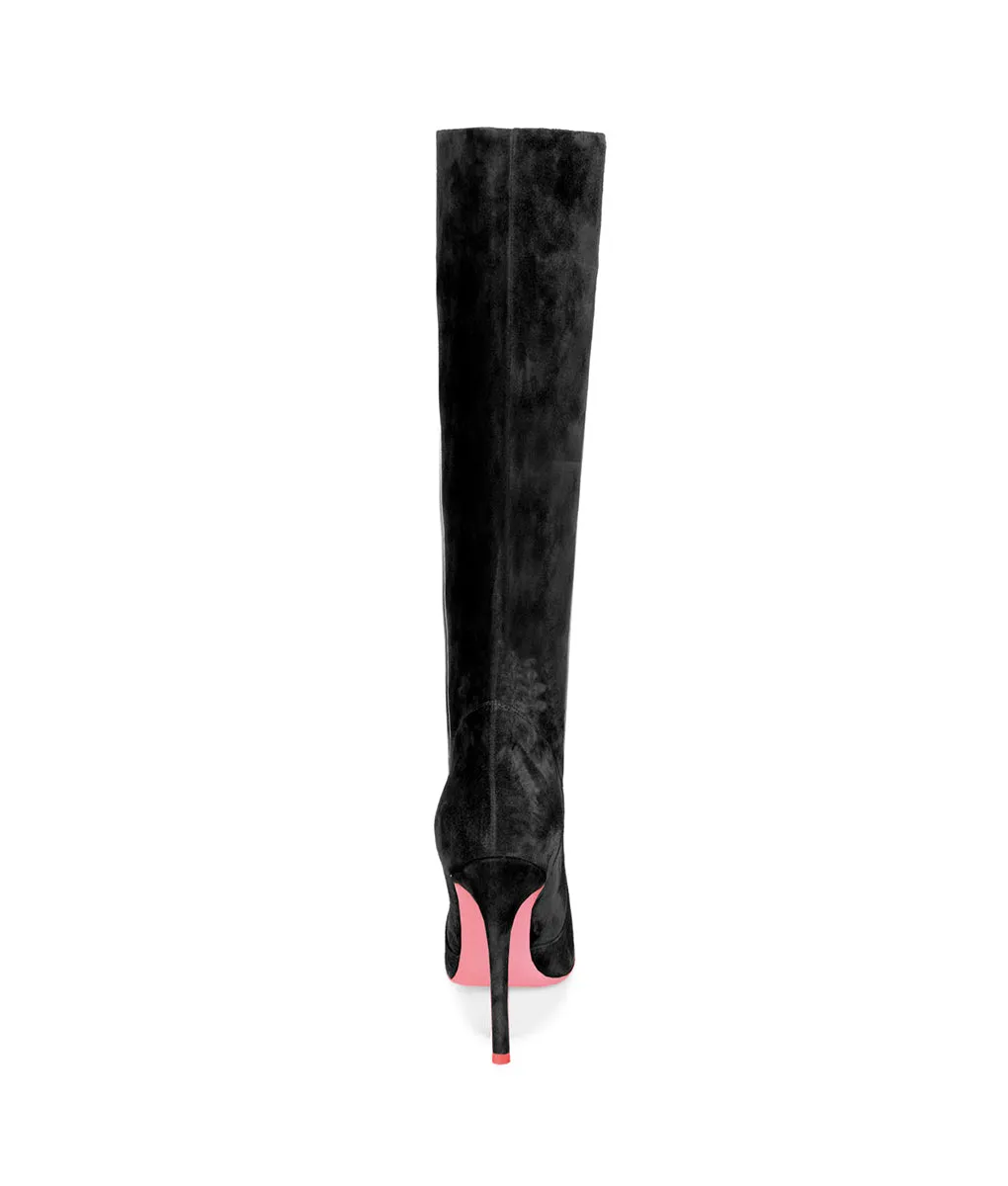 Adhil 115  Black Suede