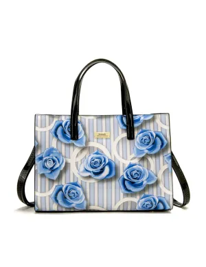 ANNABELLE PATENT LEATHER GRIP HANDLE BAG- SF22-0821
