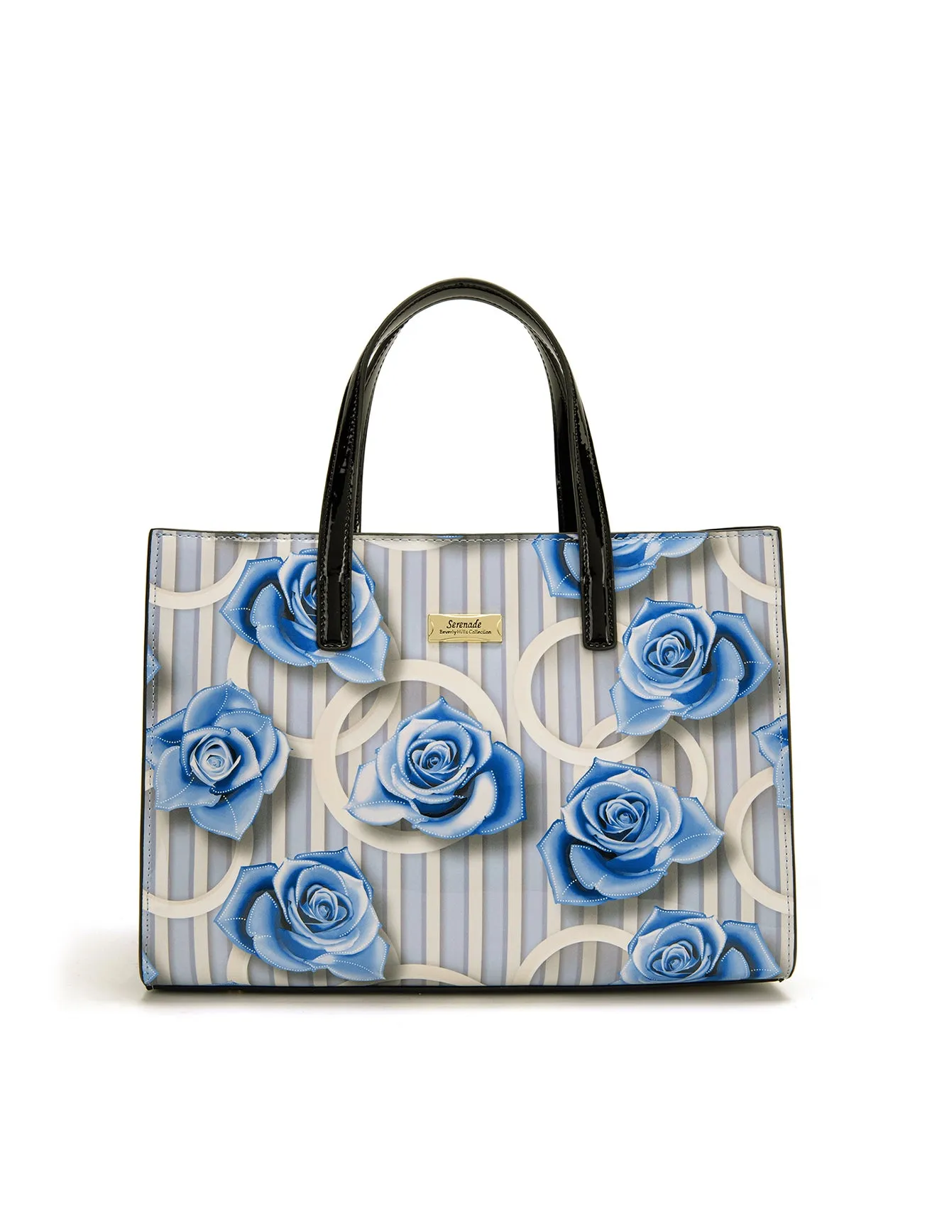 ANNABELLE PATENT LEATHER GRIP HANDLE BAG- SF22-0821