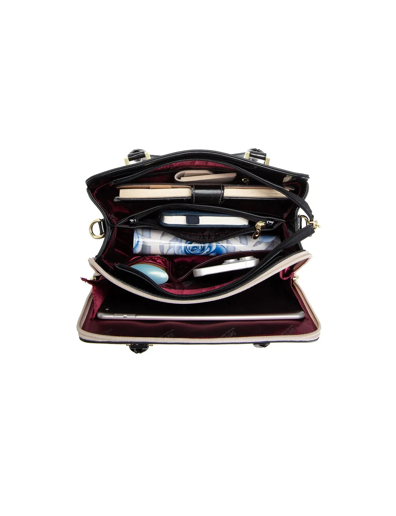 APHRODITE GRIP HANDLE LEATHER BAG- SF23-0343-SALE