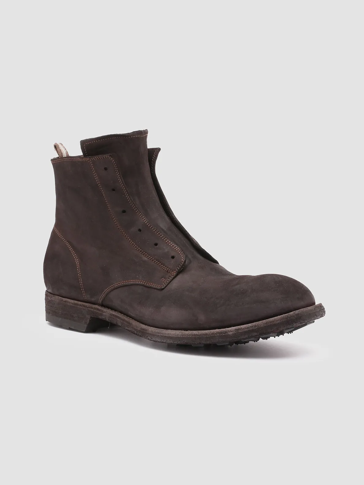 ARBUS 022 - Brown Leather Ankle Boots