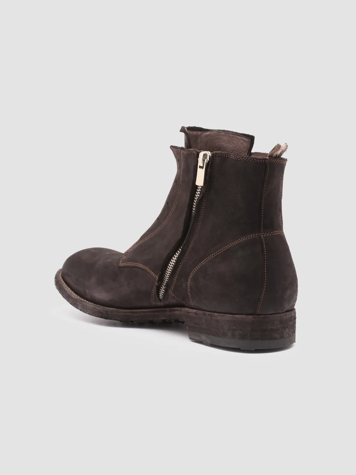 ARBUS 022 - Brown Leather Ankle Boots