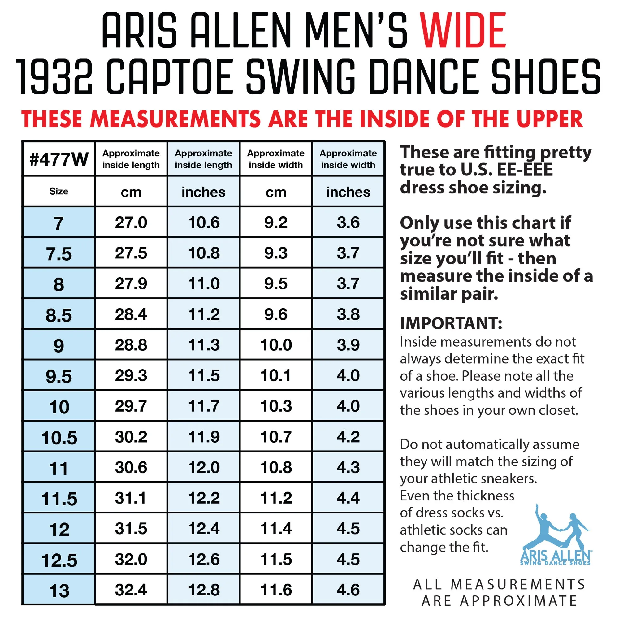 Aris Allen Men's 1932 Wide Black Captoe Swing Dance Shoes
