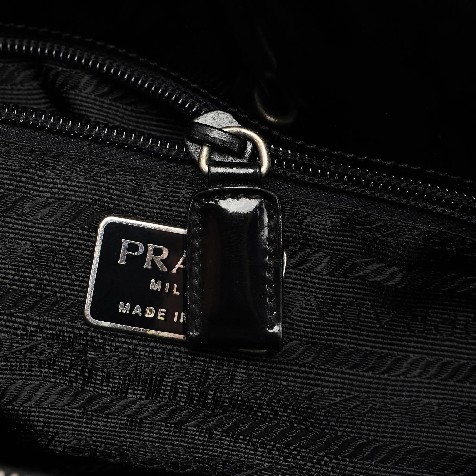 B6010 Black Spazzolato Tote Bag