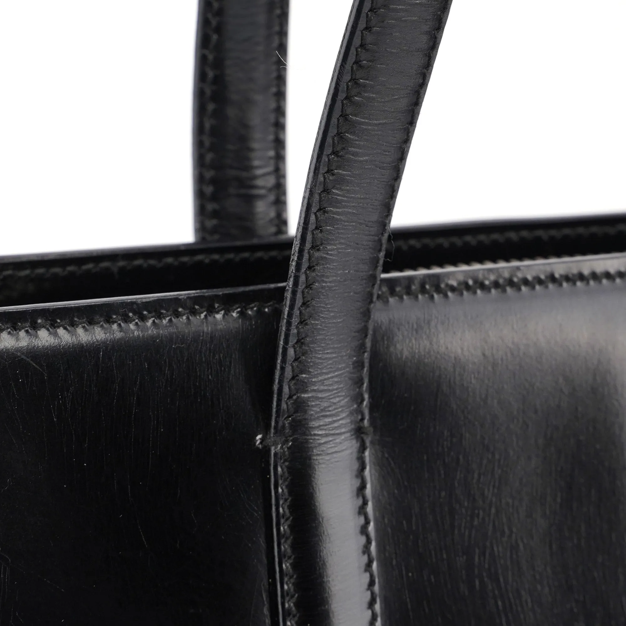 B6010 Black Spazzolato Tote Bag