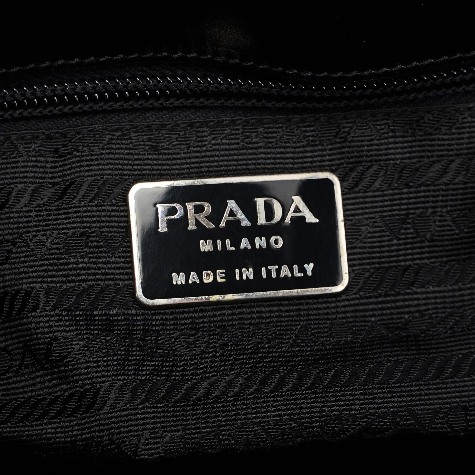 B6010 Black Spazzolato Tote Bag