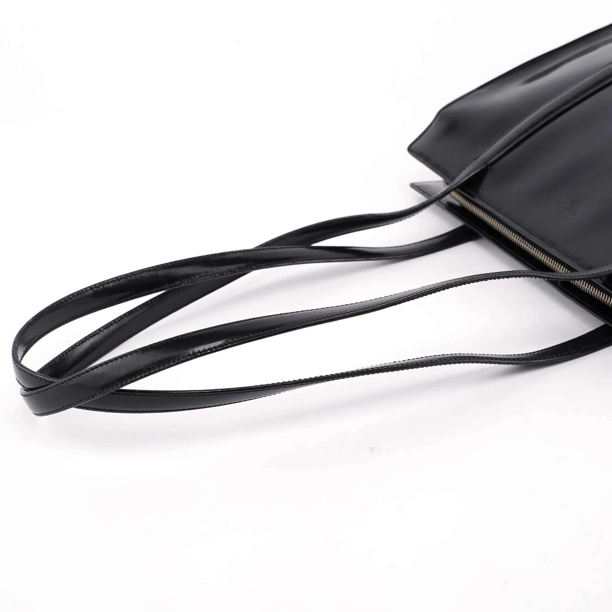 B6010 Black Spazzolato Tote Bag