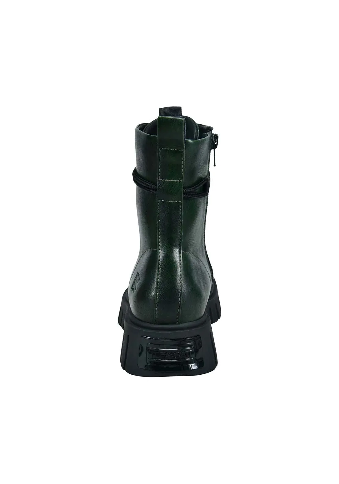 Benisha Lace Up Boot - Green