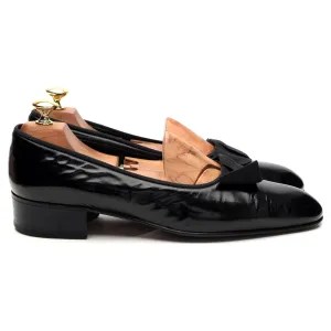 Black Patent Leather Opera Pumps Slippers UK 9.5 D
