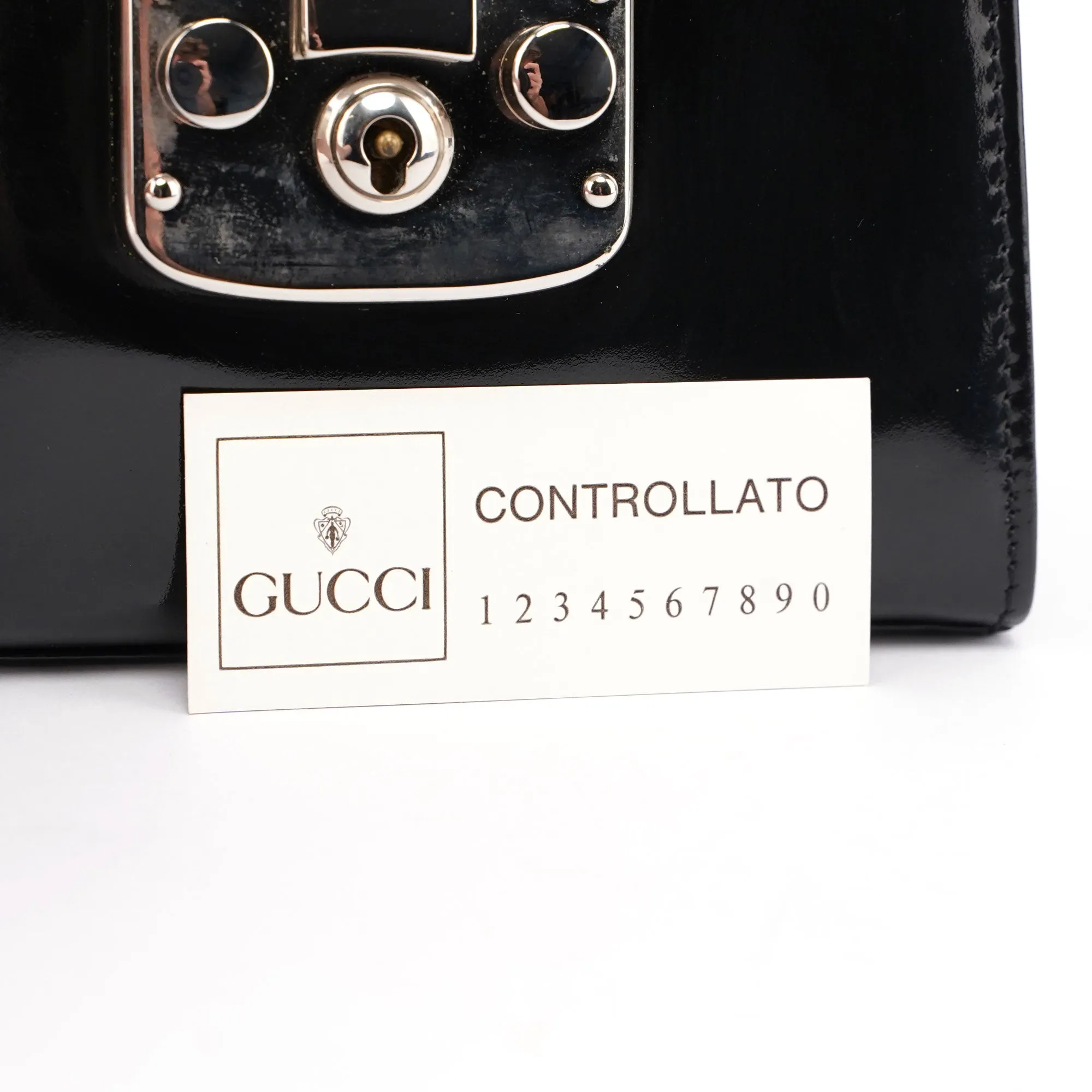 Black Patent Micro Ladylock