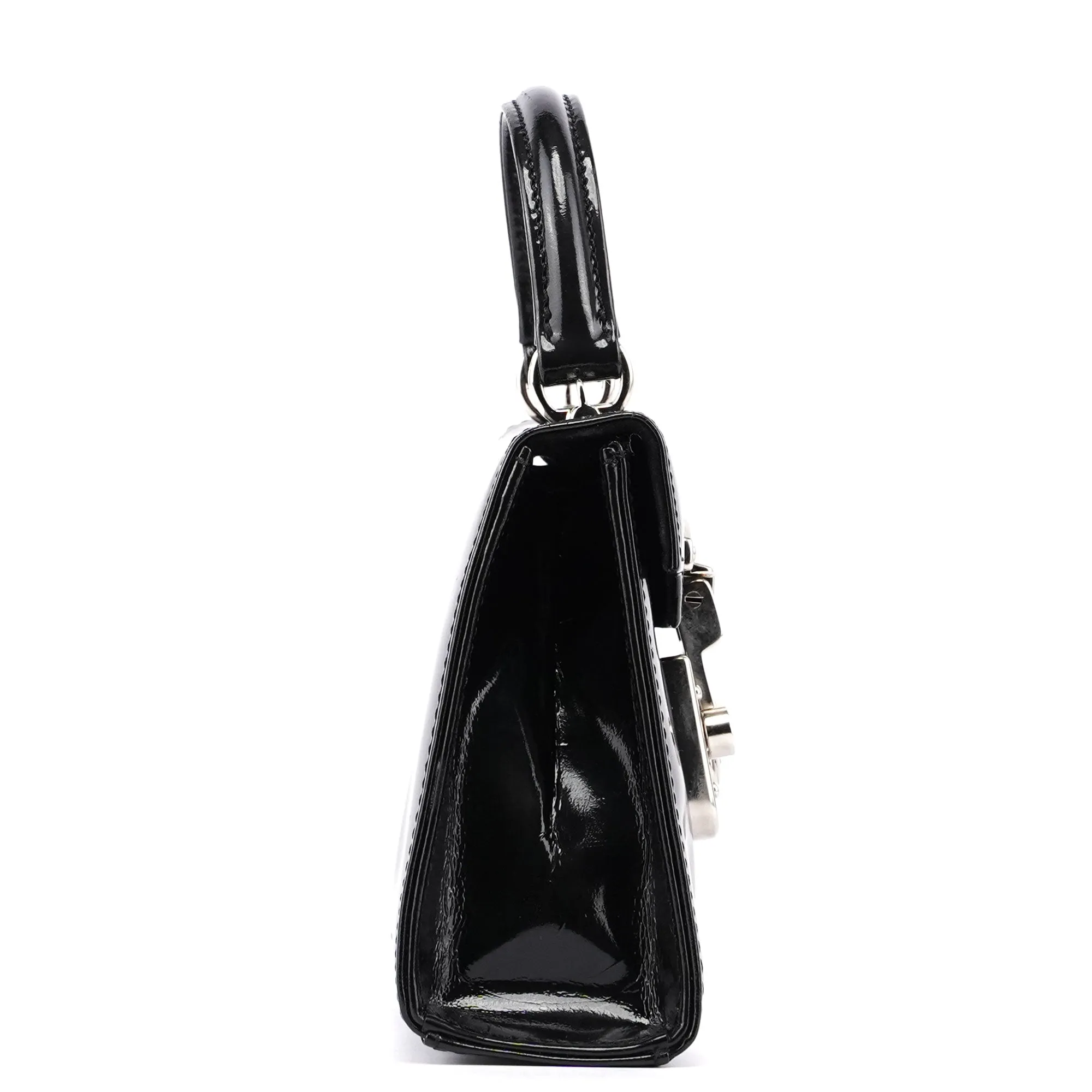 Black Patent Micro Ladylock
