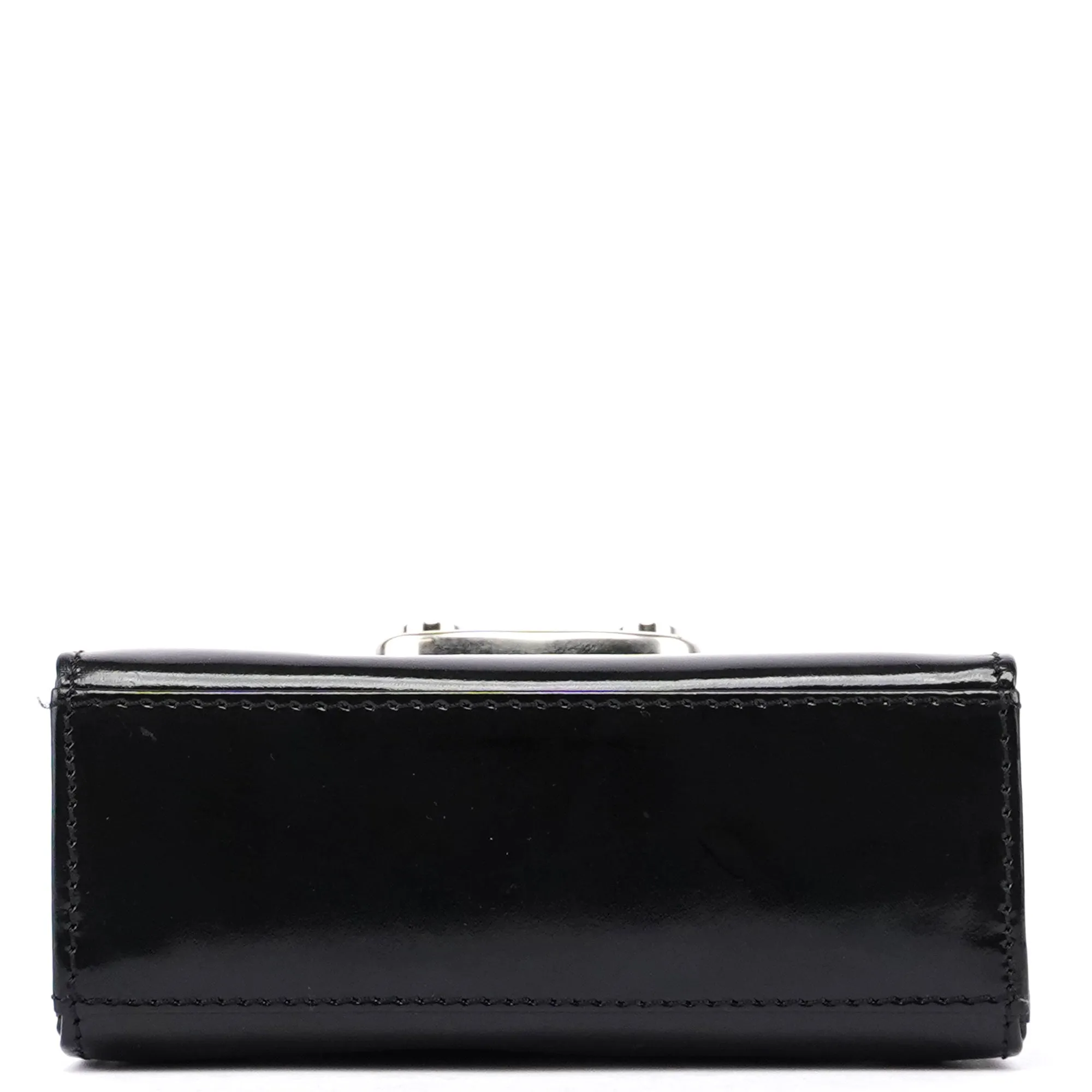 Black Patent Micro Ladylock