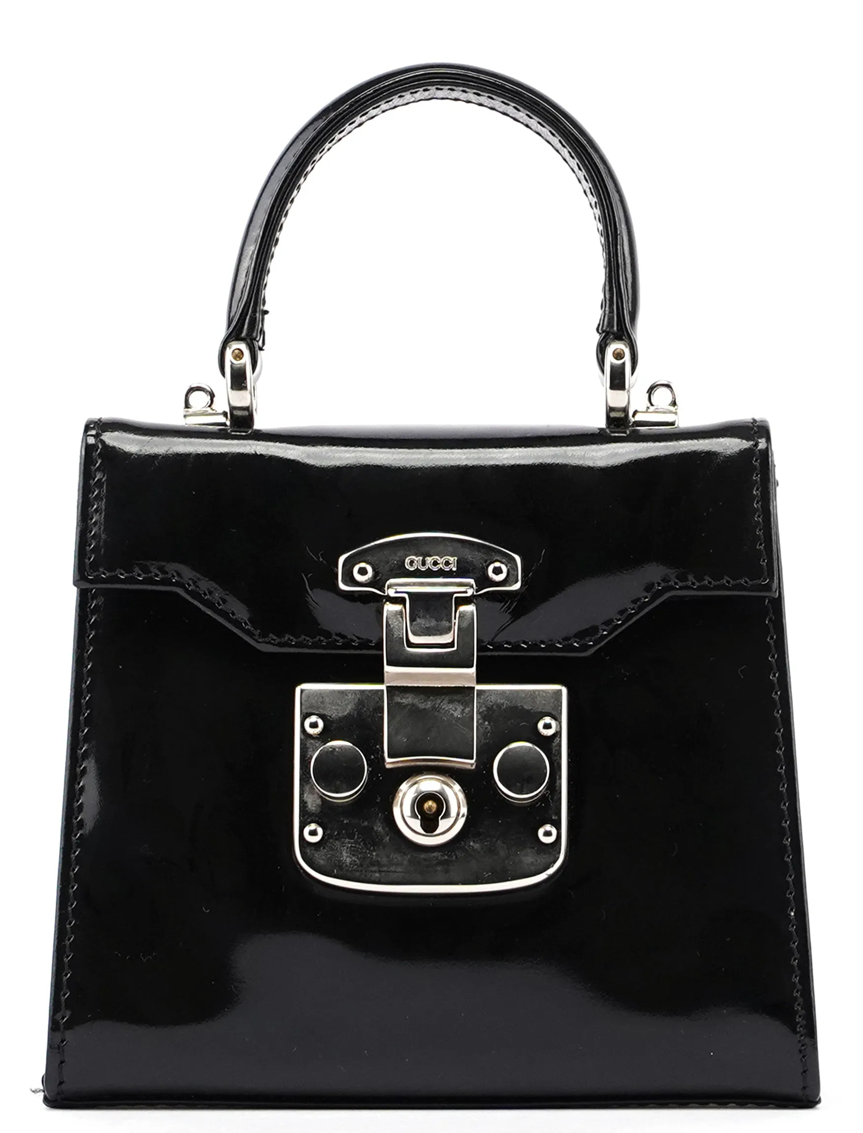 Black Patent Micro Ladylock