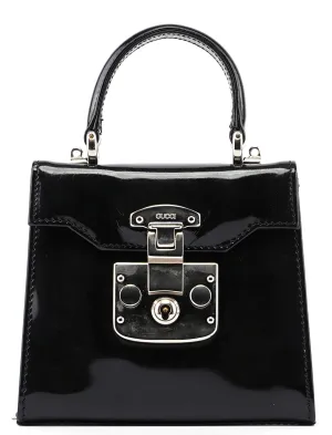 Black Patent Micro Ladylock