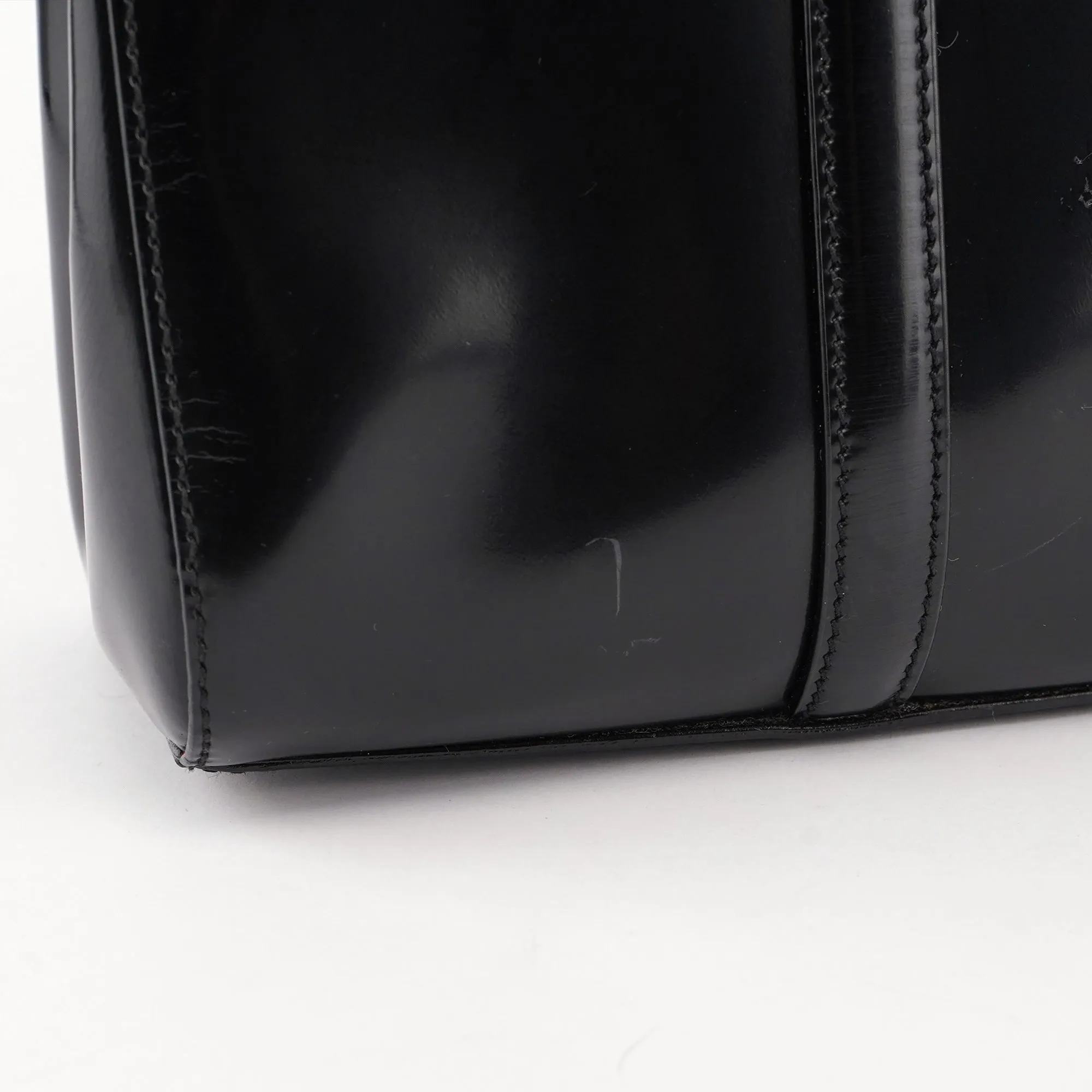 Black Spazzolato Tote Bag