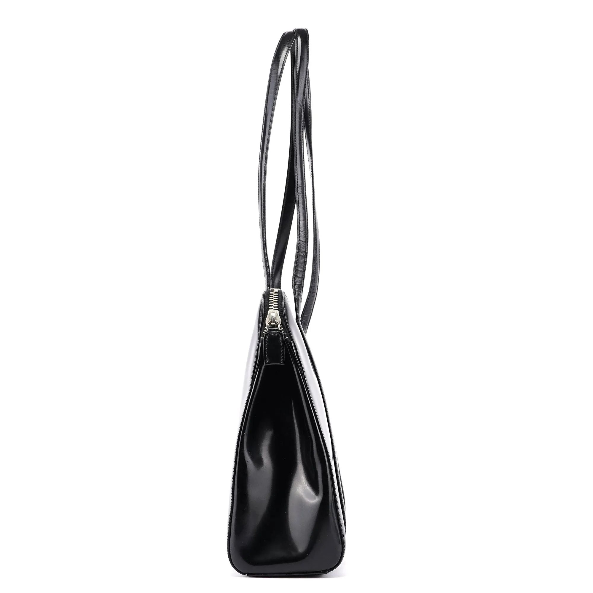 Black Spazzolato Tote Bag