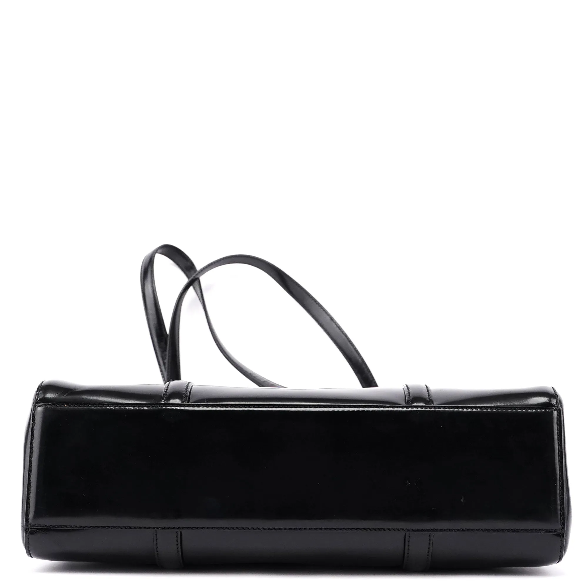 Black Spazzolato Tote Bag