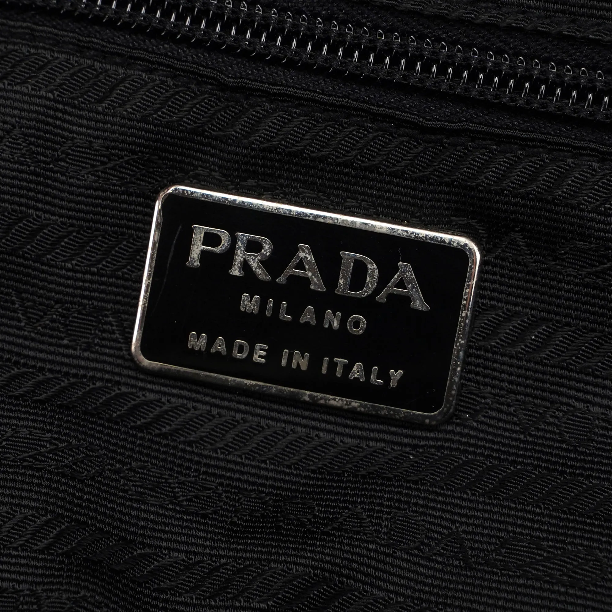 Black Spazzolato Tote Bag