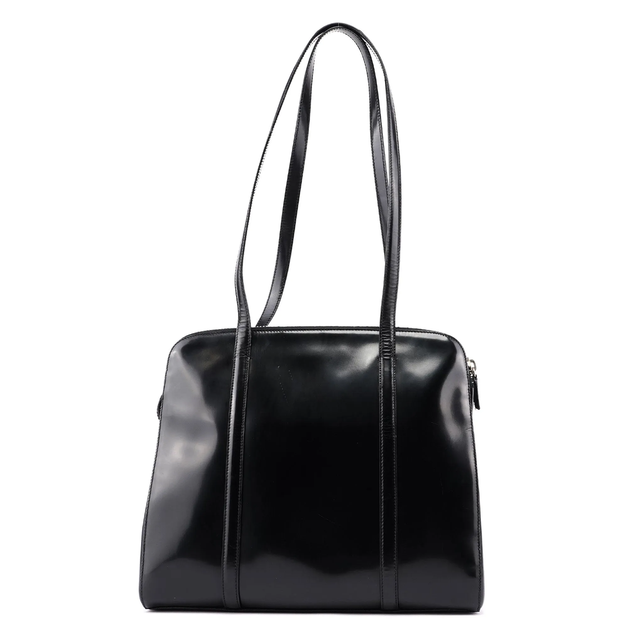 Black Spazzolato Tote Bag