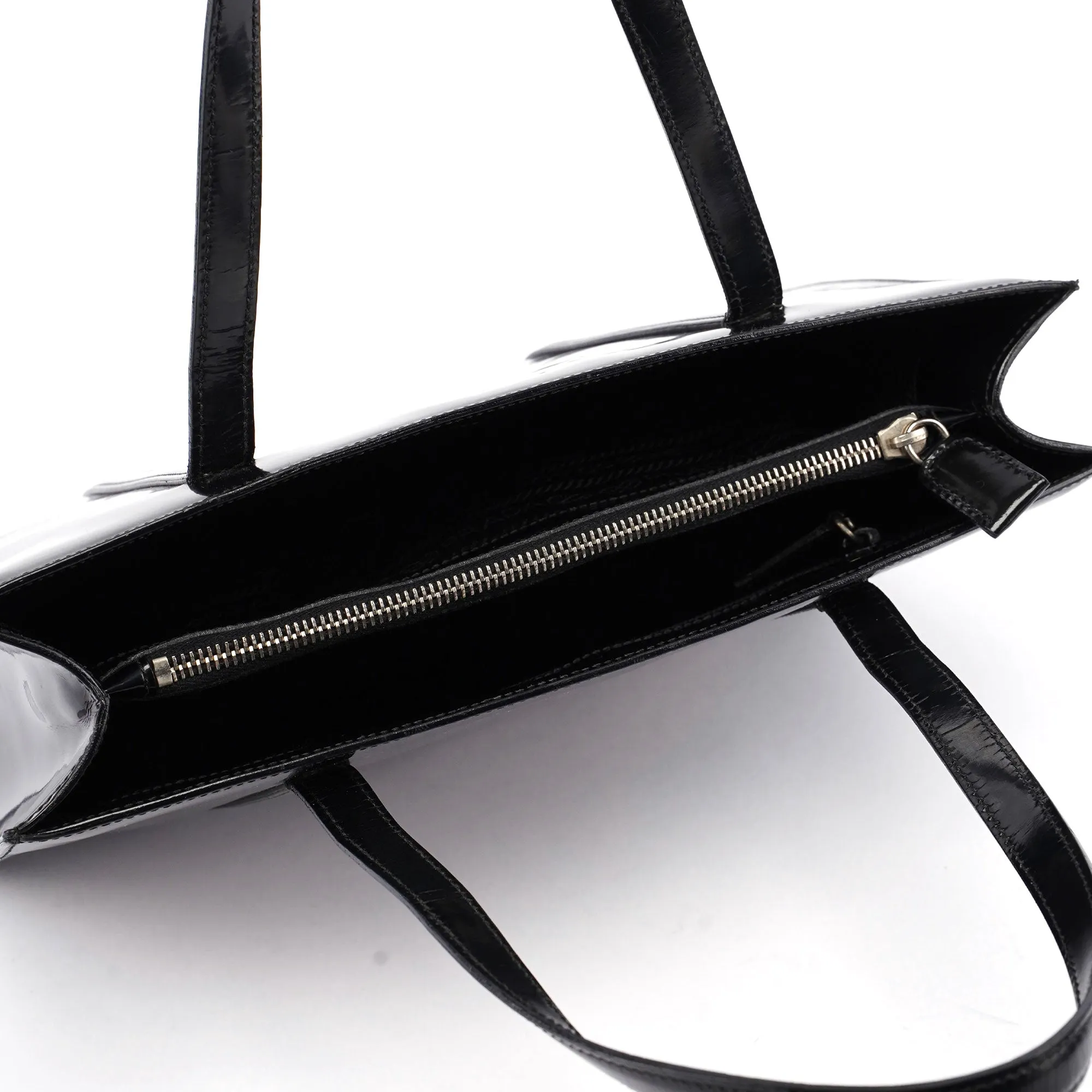 Black Spazzolato Tote