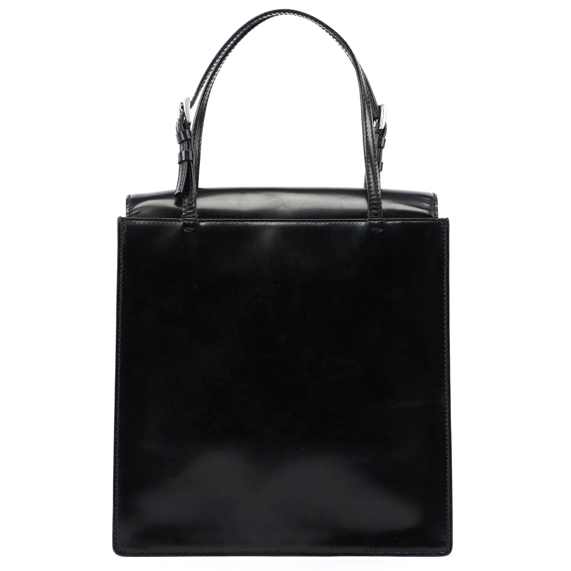Black Spazzolato Tote