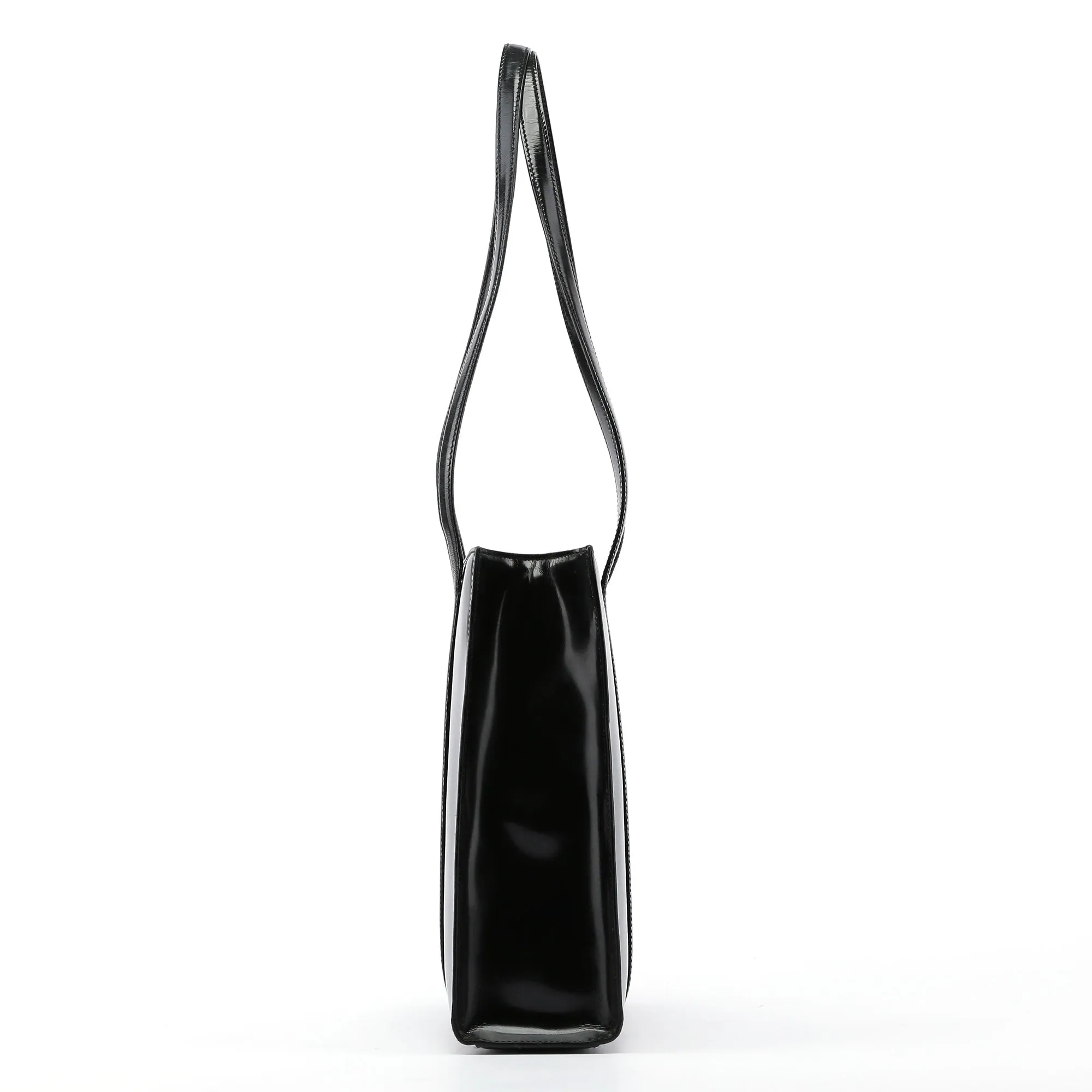 Black Spazzolato Tote