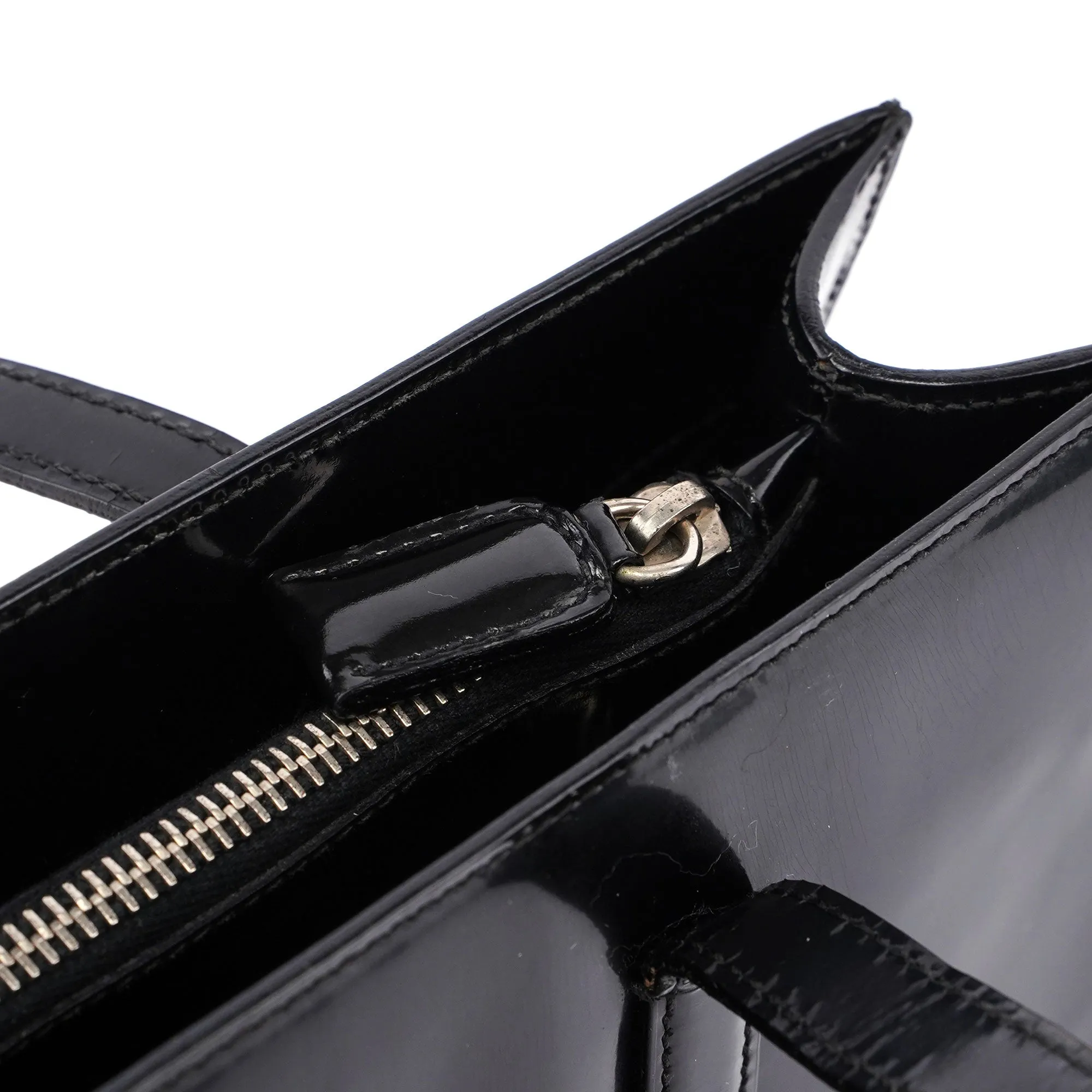 Black Spazzolato Tote