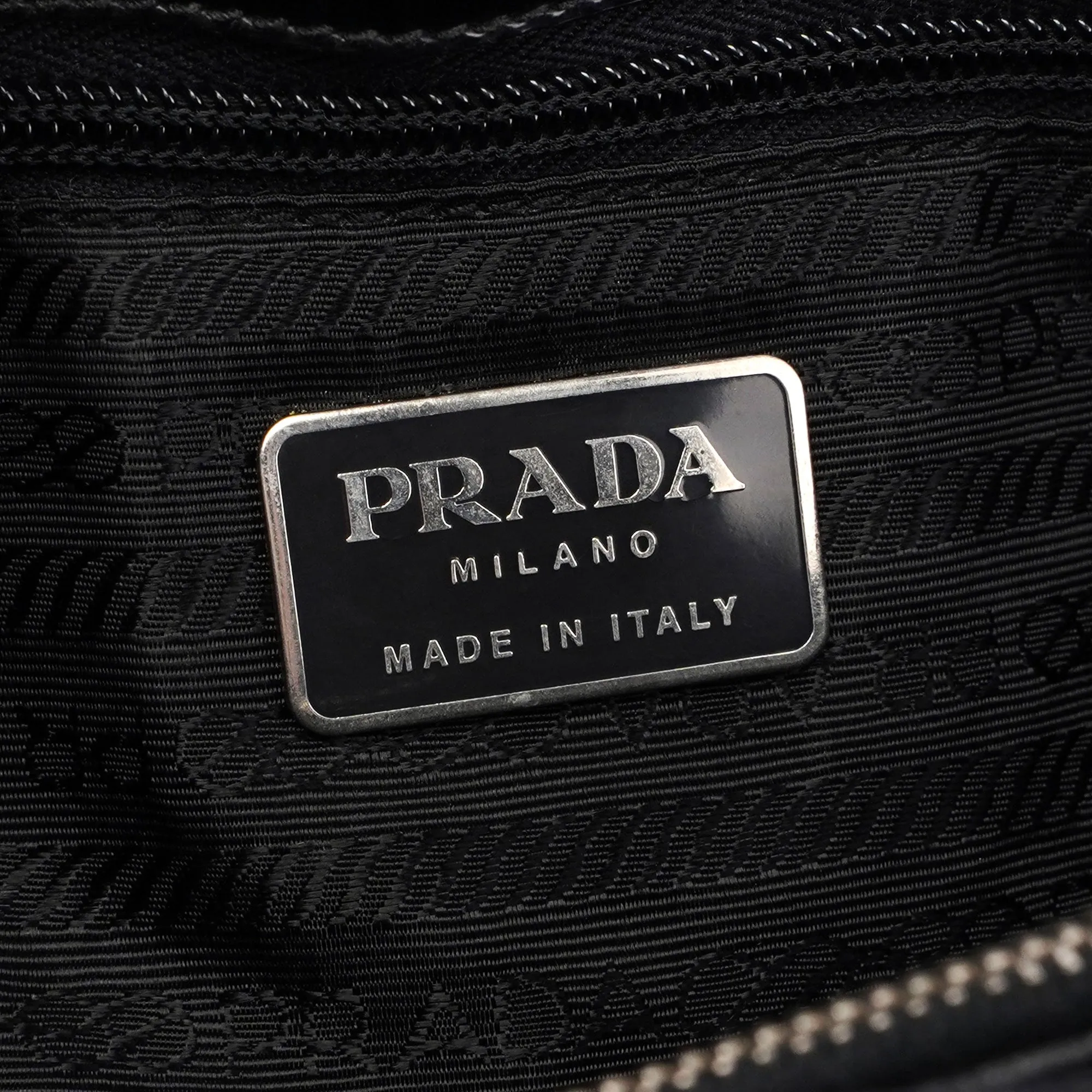 Black Spazzolato Tote