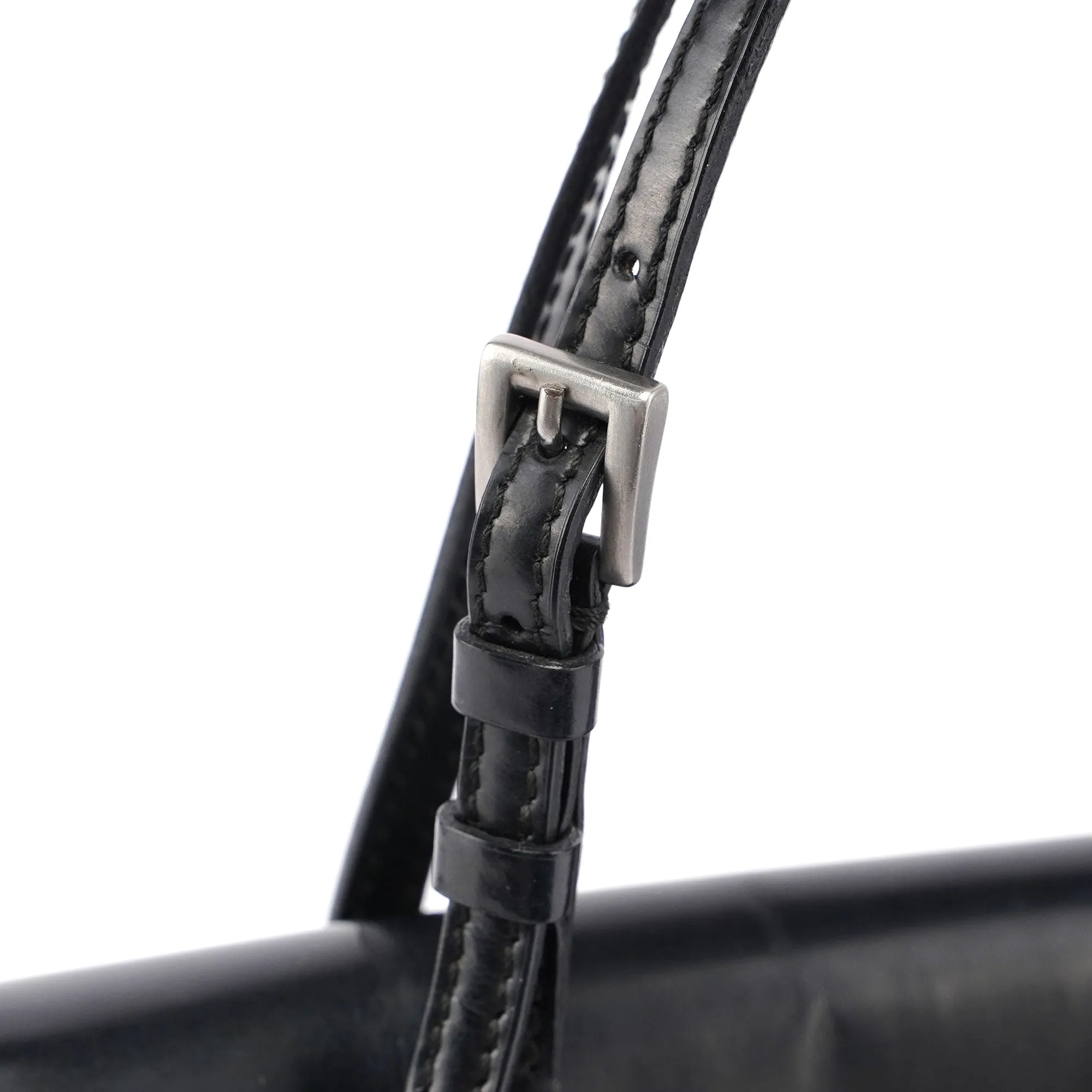 Black Spazzolato Tote
