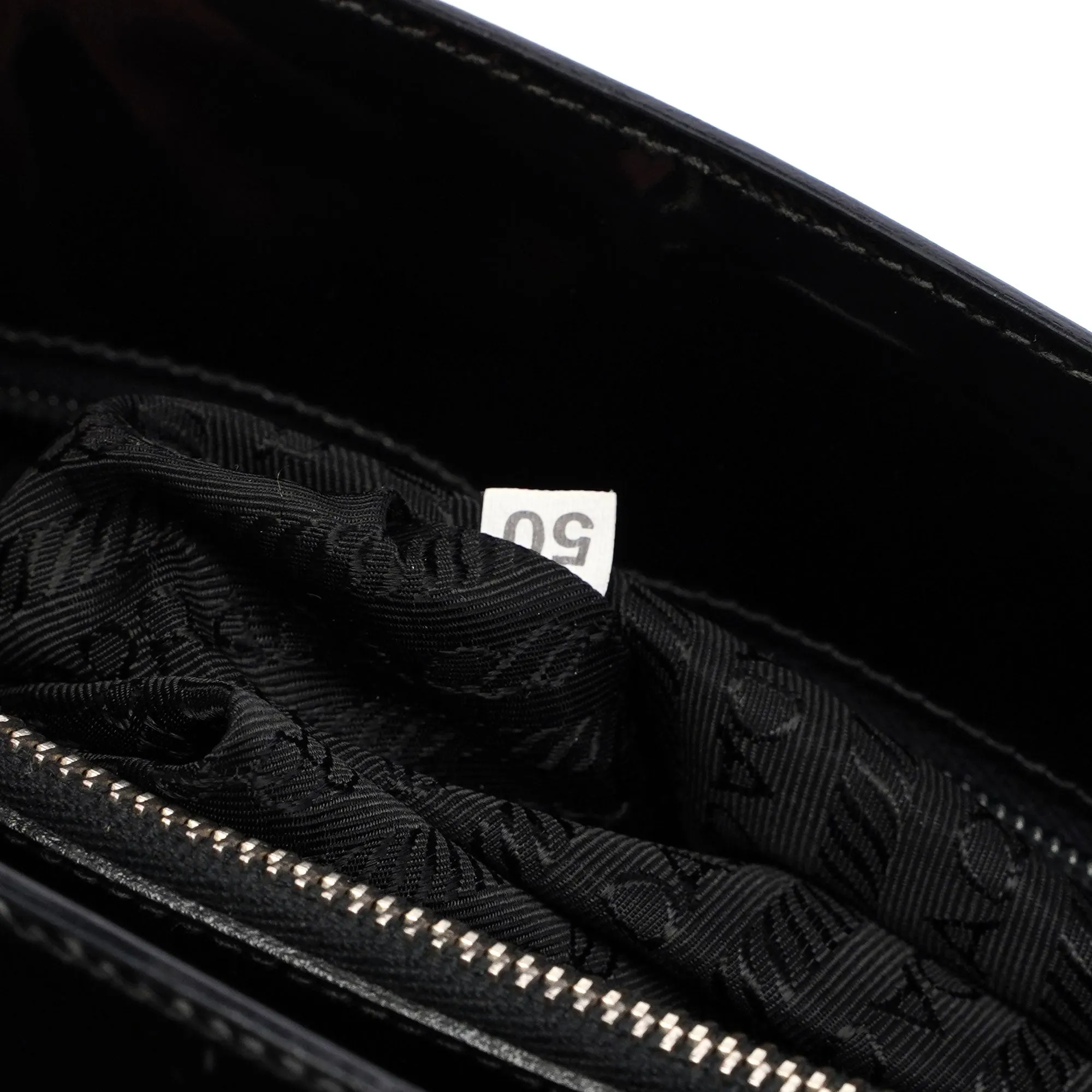 Black Spazzolato Tote