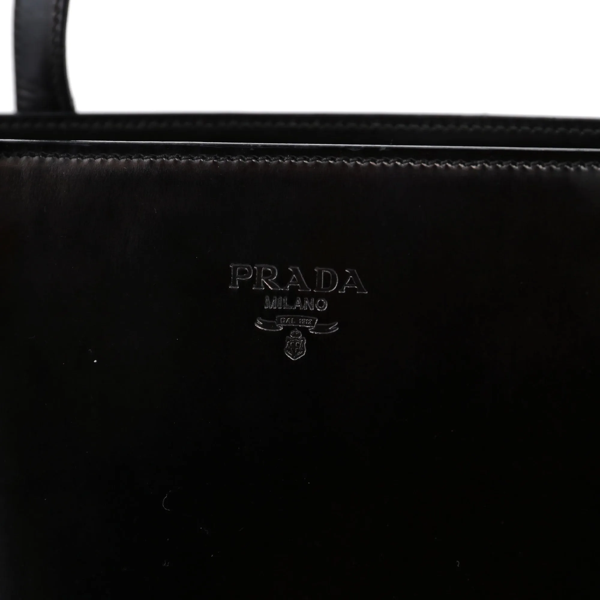 Black Spazzolato Tote