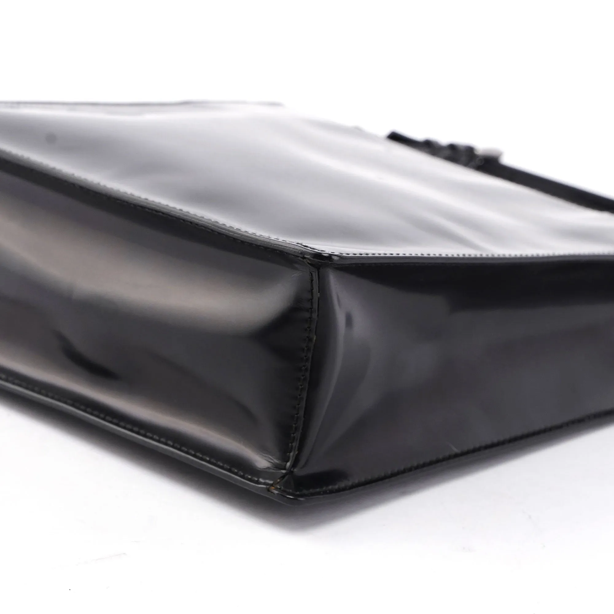 Black Spazzolato Tote