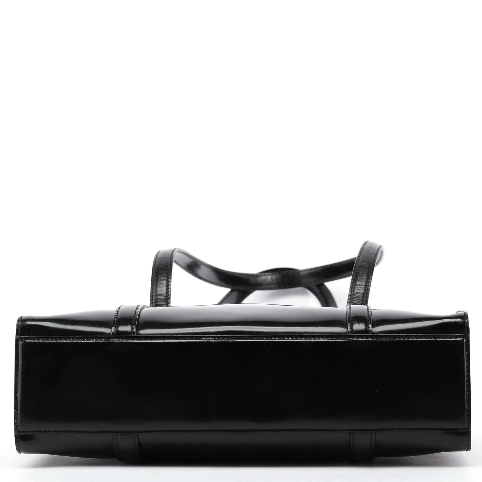 Black Spazzolato Tote