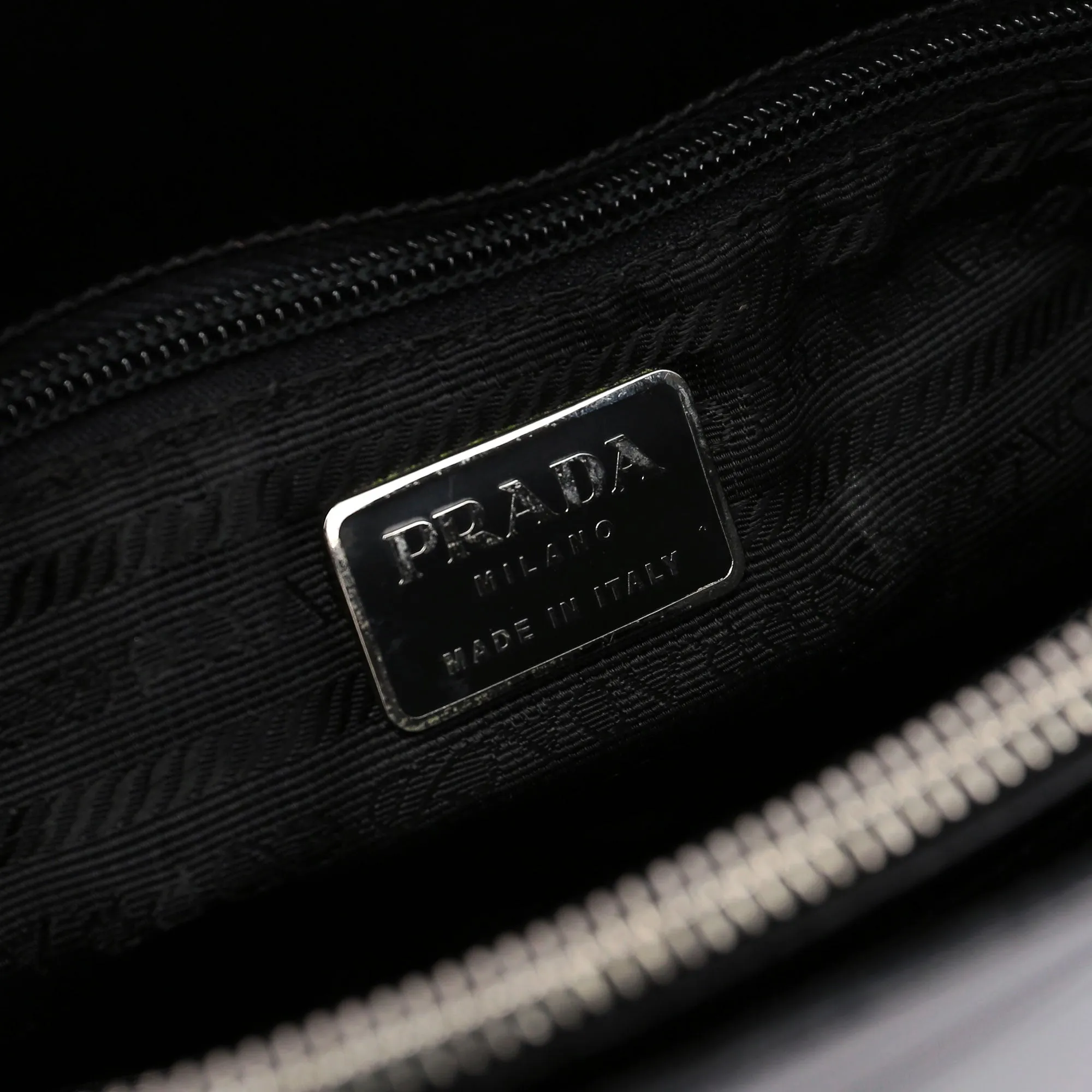 Black Spazzolato Tote