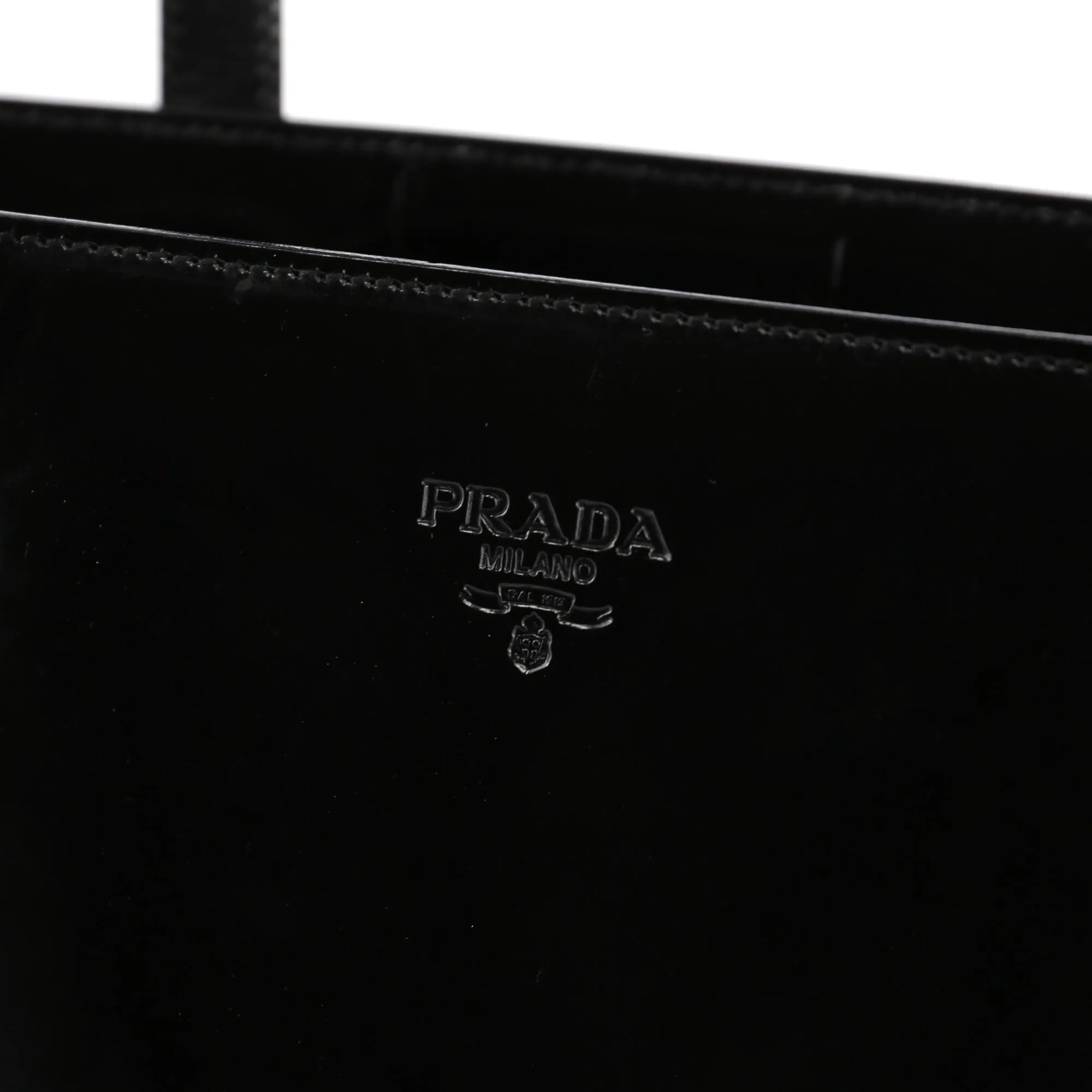 Black Spazzolato Tote
