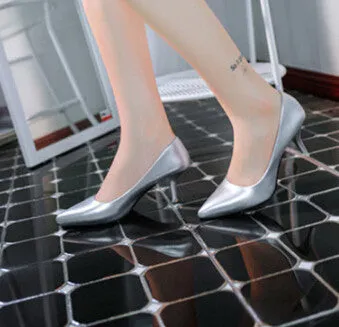brand red bottom high heels patent leather women pumps pointed toe sexy ladies stiletto shoes woman plus size 34-39