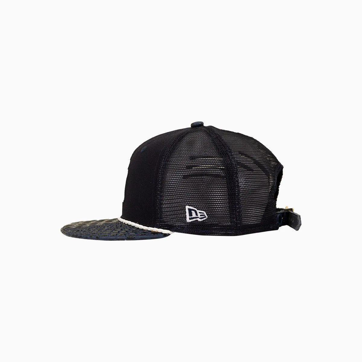 Breyer's Buck 50 New York Yankees Trucker Hat With Leather Visor