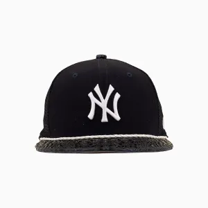 Breyer's Buck 50 New York Yankees Trucker Hat With Leather Visor