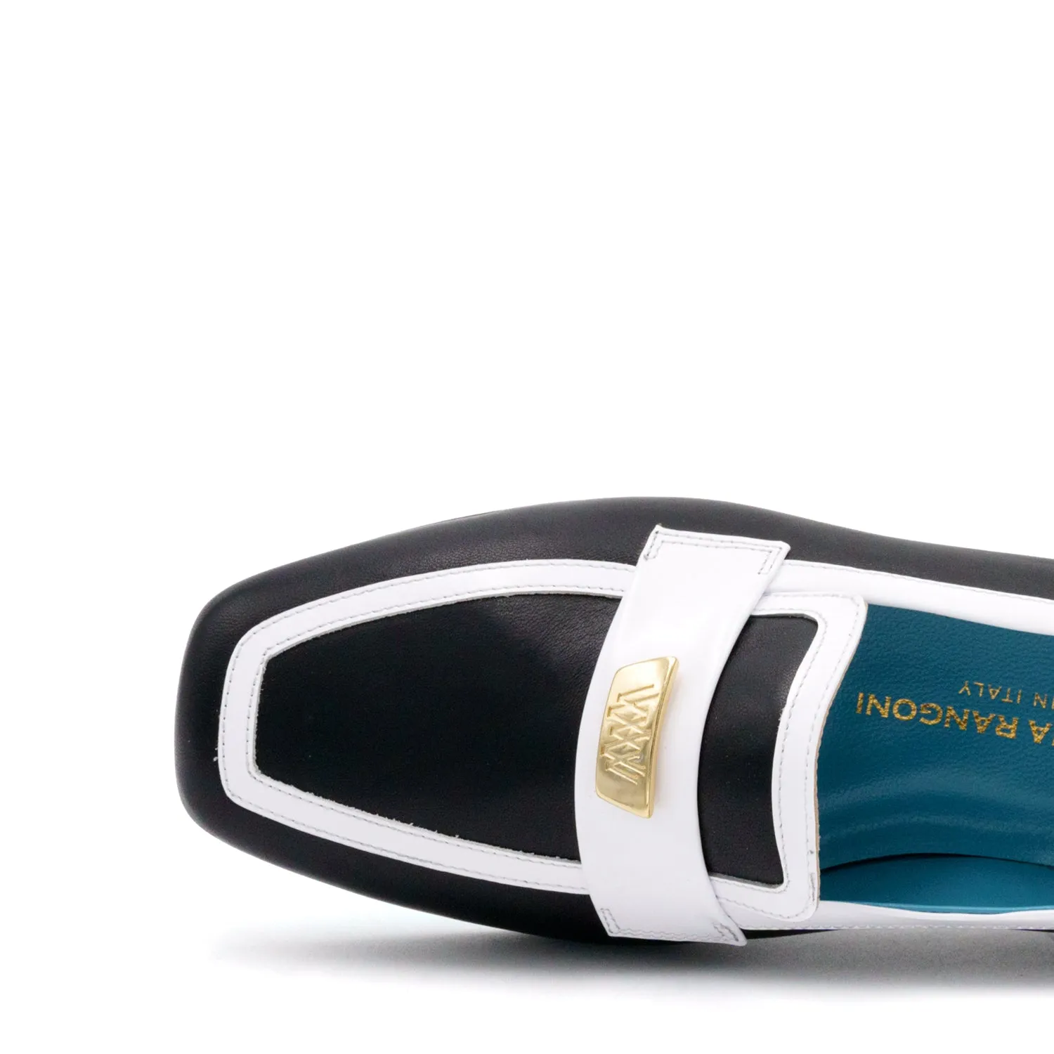 Briseide Flat Loafer with Logo Bit
