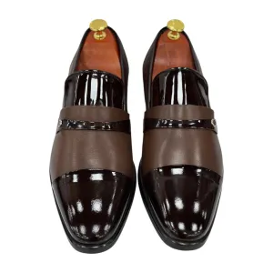 Brown Dress Shoes , Leather with Classy Details - 120501