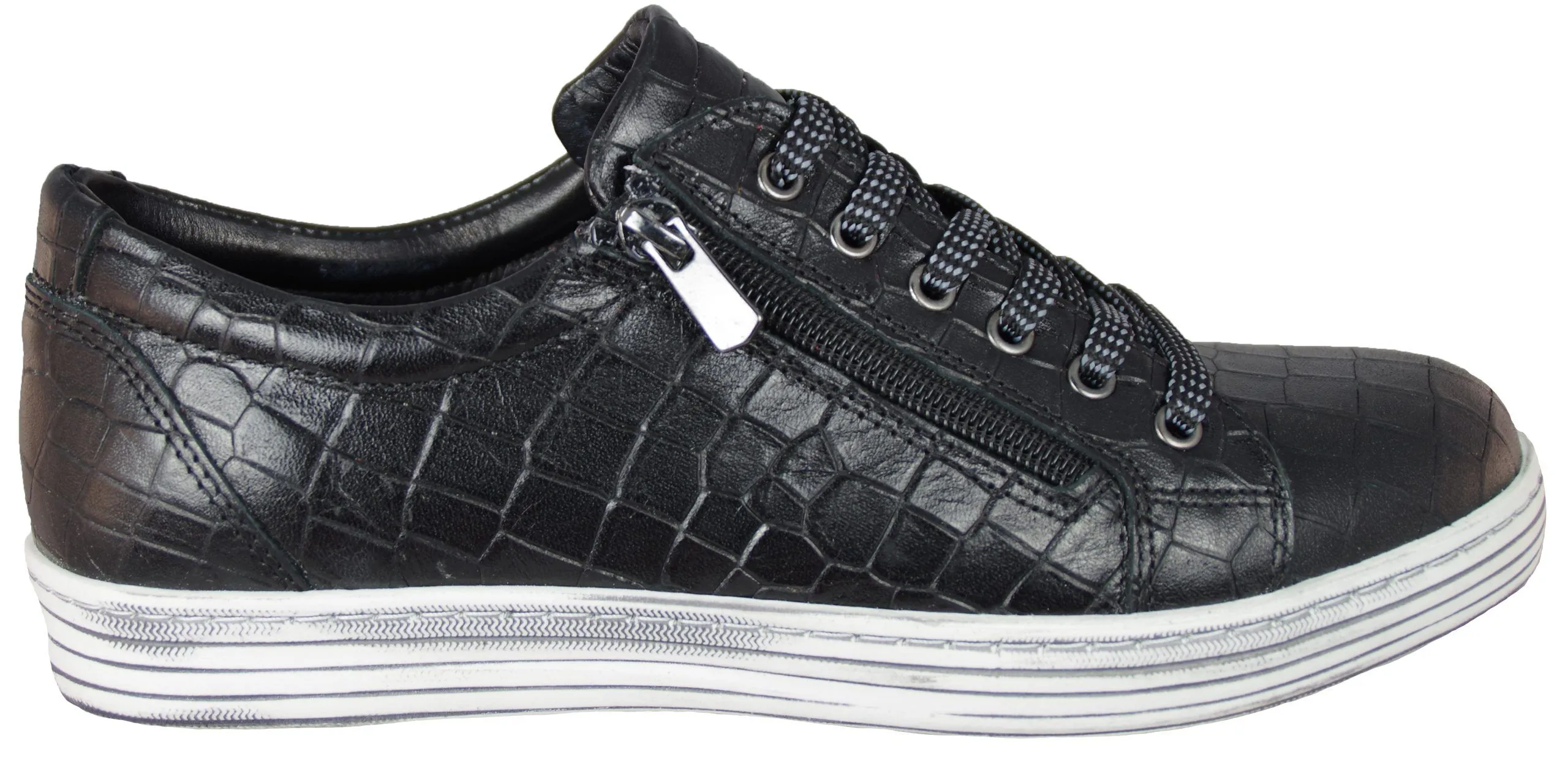 Cabello Womens Unity Croco Shoe - 2 Colours