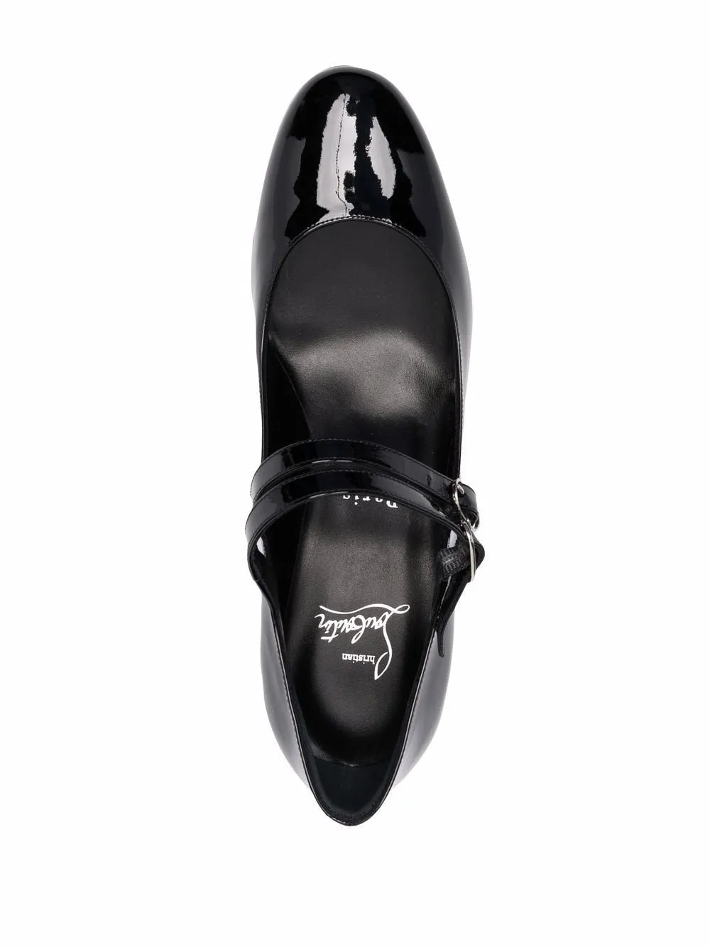 CHRISTIAN LOUBOUTIN Miss Jane 55 Block Heel Pumps