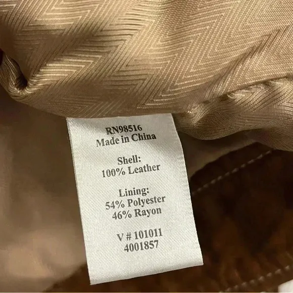 Coldwater Creek Leather Vest