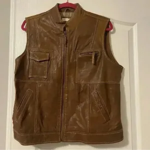 Coldwater Creek Leather Vest